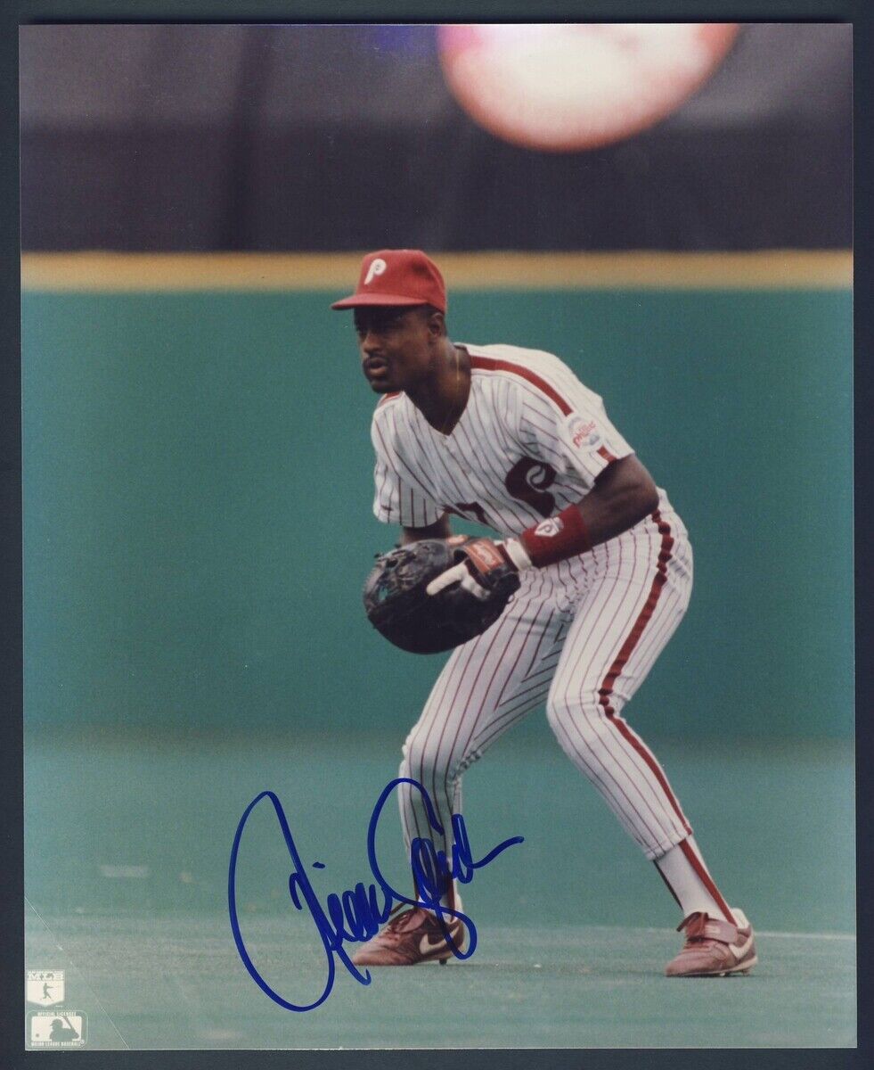 Ricky Jordan Phillies Signed/Autographed 8x10 Photo PASS 125514