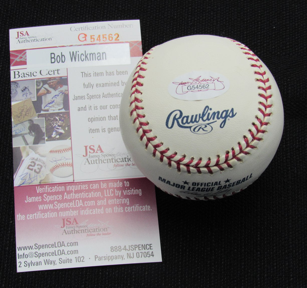 Bob Wickman Signed/Auto Yankees 100th OML Baseball JSA  186961