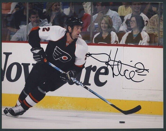 Darren Hatcher Flyers Signed/Autographed 8x10 Photo PASS 120335