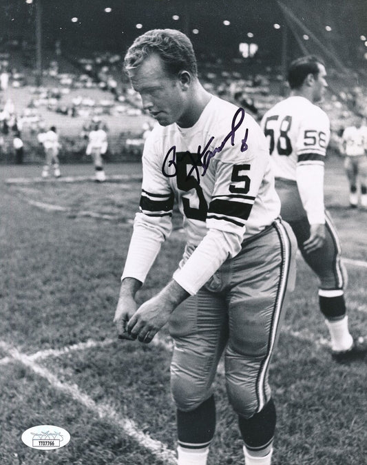 Paul Hornung HOF Autographed 8x10 Photo Green Bay Packers JSA 180832