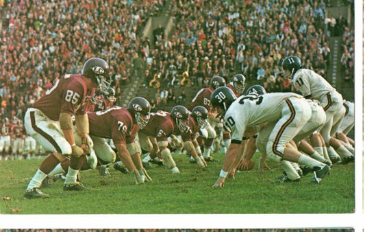 Vintage Unused Postcard of a Lafayette College Football Game in 1968 143636