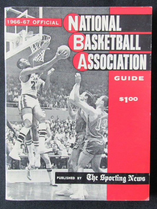 1966-67 The Sporting News National Basketball Association Guide 176587