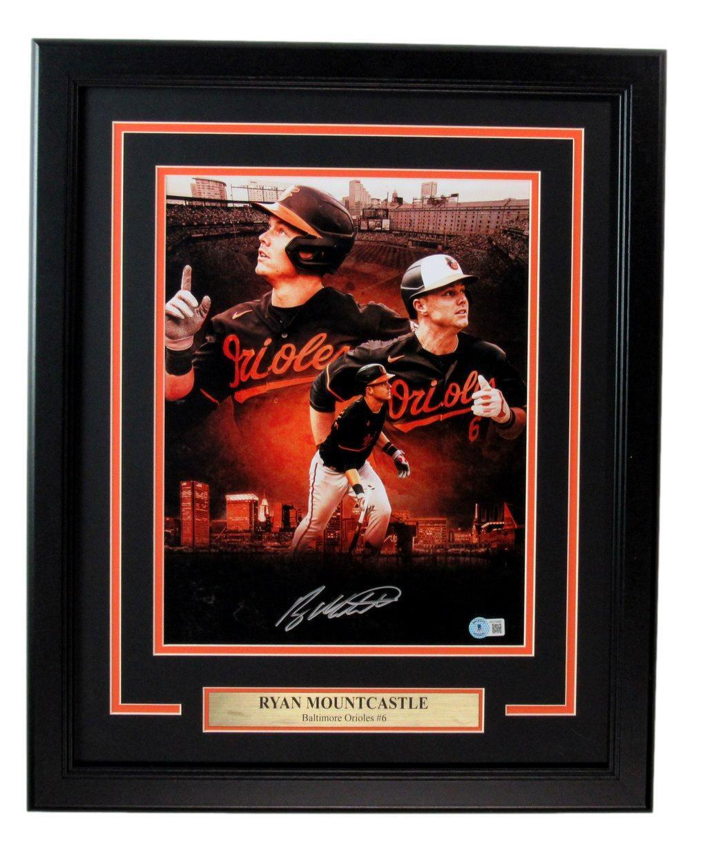 Ryan Mountcastle Autographed 11x14 Photo Orioles Framed Beckett 180810