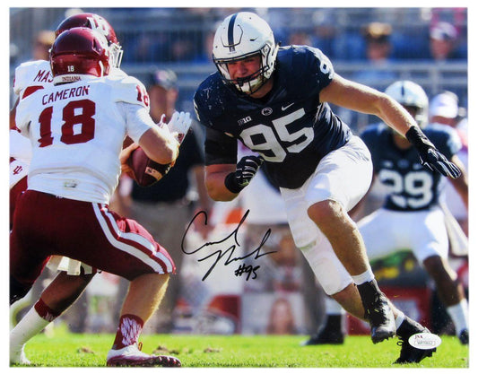 Carl Nassib Penn State PSU Autographed/Signed 11x14 Photo JSA 134932