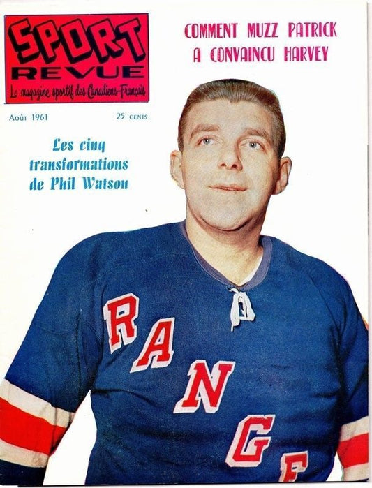 Sport Revue Hockey Magazine April 1961 Doug Harvey  129712