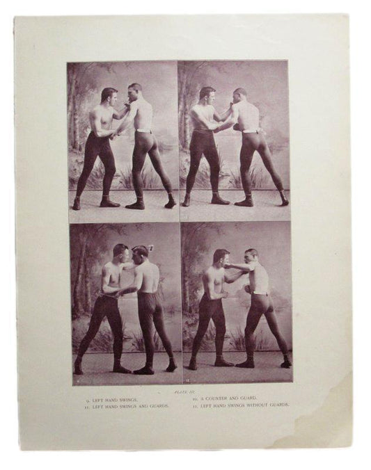 Young Griffo Boxing 1895 Boxing Gladiators 11x15 Supplement Poster Plate 3