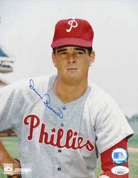 Dennis Bennett Autographed 8x10 Photo Philadelphia Phillies JSA 181934