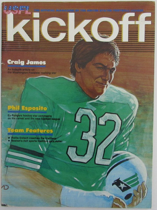 1983 Kickoff USFL Football Game Program Breakers vs. Stallions 181469