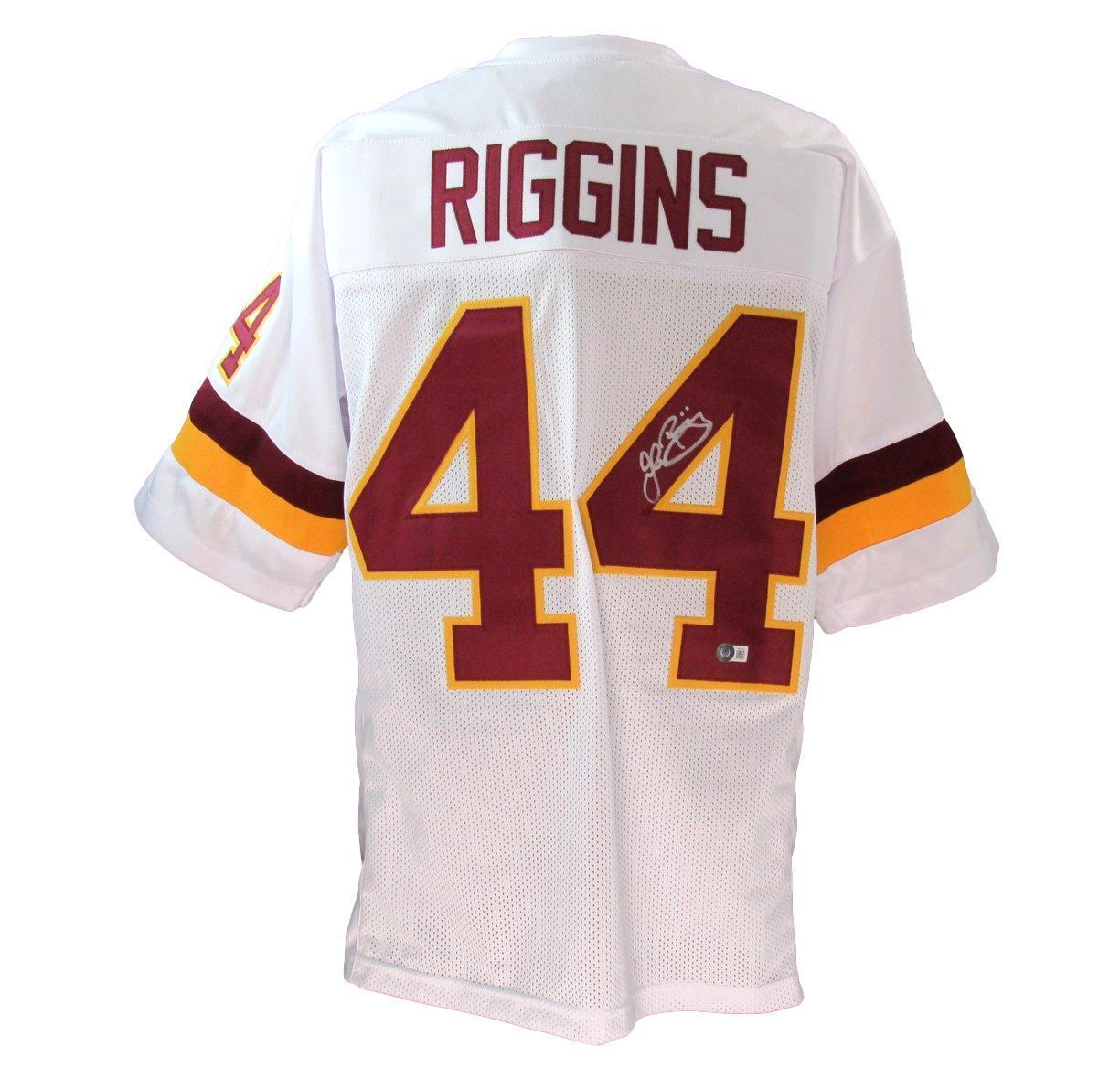 John Riggins HOF Autographed Custom Football Jersey Redskins Beckett 181130