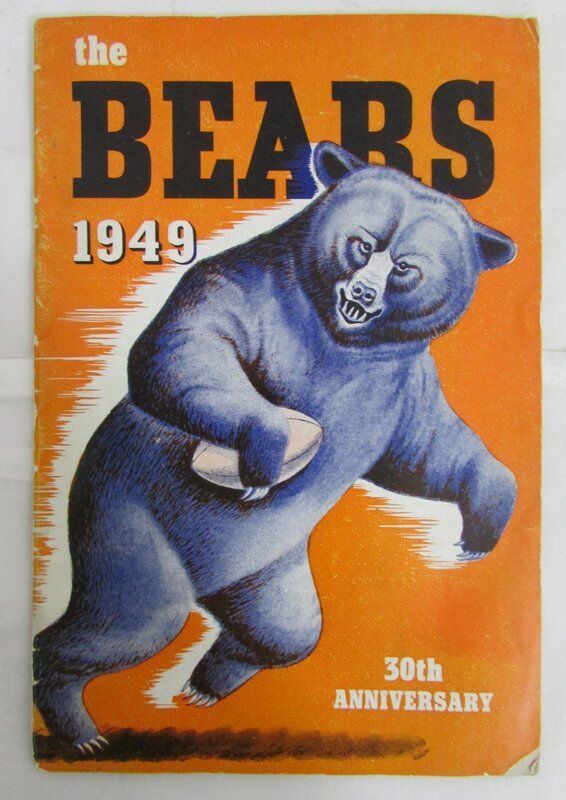 1949 Official Chicago Bears Media Guide 131454