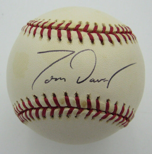 Tom Davey San Diego Padres Signed/Autographed Official NL Baseball 155476