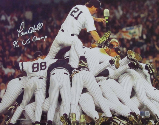 Paul O'Neil Signed/Inscribed 11x14 Photo New York Yankees CX Auth 189742