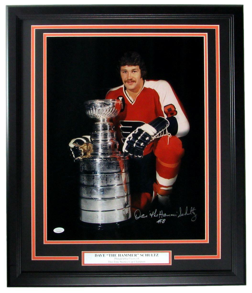 Dave Schultz Philadelphia Flyers Signed/Auto 16x20 Photo Framed JSA 163578