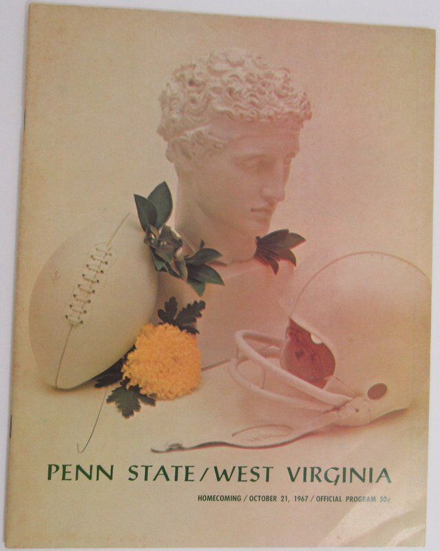 1967 Penn State Nittany Lions vs. West Virginia Football Program 137852