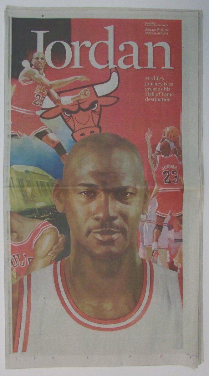 Michael Jordan Bulls 2009 Chicago Tribune 32 Page Special Report 147800