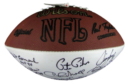 NFL Hall of Famers Multi-Autographed (19) Wilson NFL Football 176393