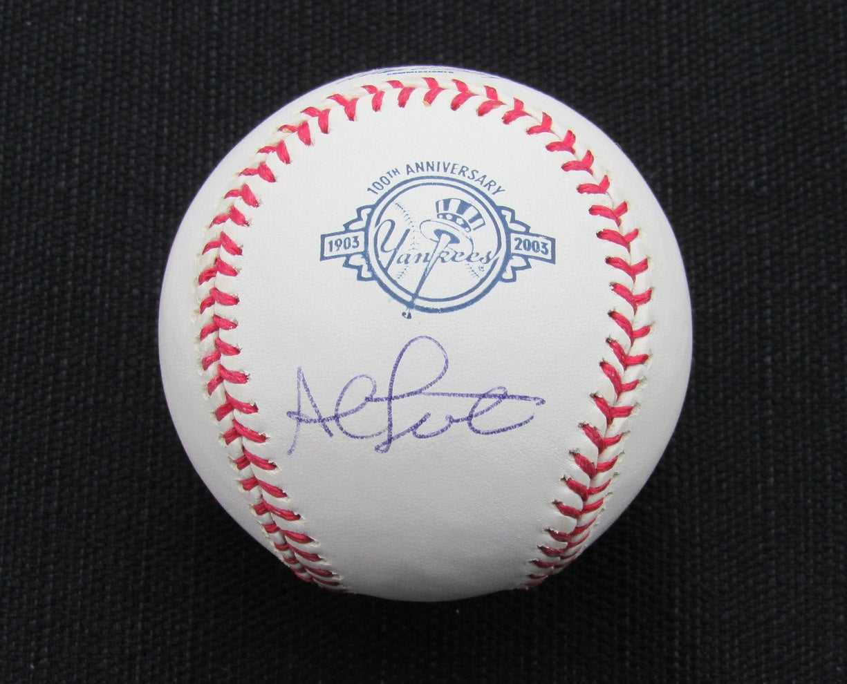 Al Leiter Signed/Auto Yankees 100th OML Baseball JSA 186603