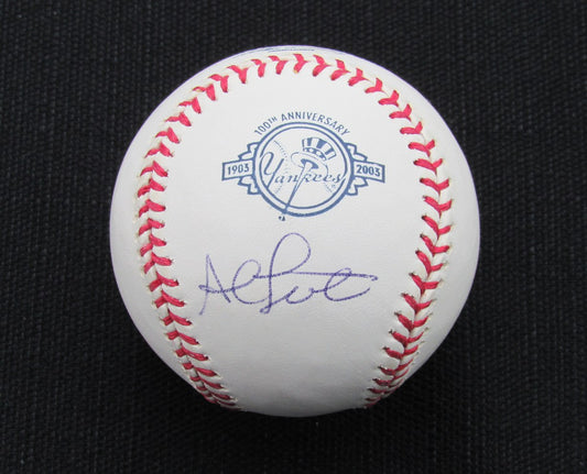 Al Leiter Signed/Auto Yankees 100th OML Baseball JSA 186603