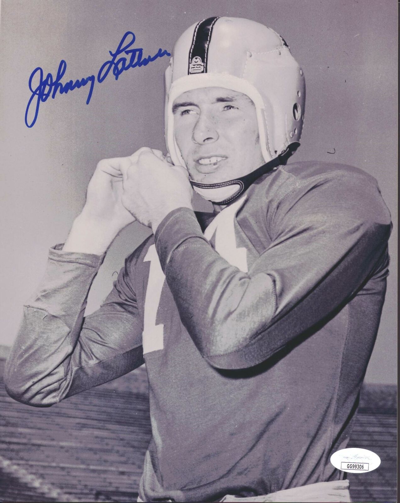 Johnny Lattner Notre Dame Heisman Signed/Autographed 8x10 B/W Photo JSA 151788