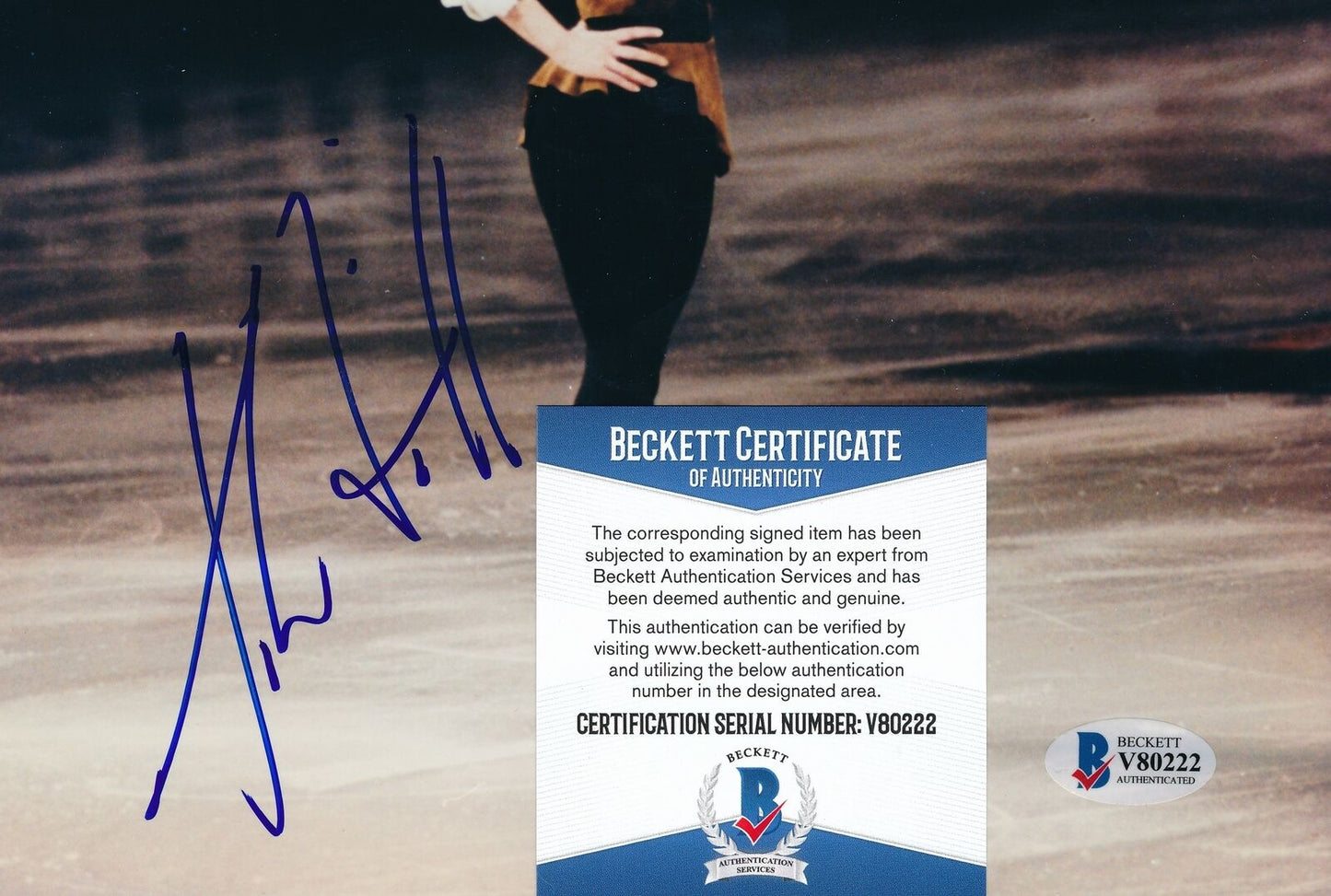 Katarina Witt Autographed 8x10 Photo German Former Figure Skater Beckett