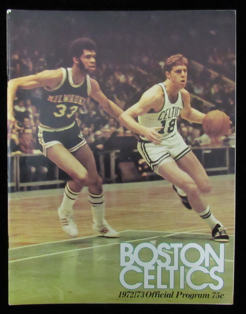 Nov. 11, 1972 Basketball Game Program Boston Celtics vs. Detroit Pistons 189169