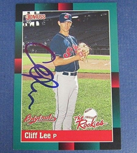 Cliff Lee Indians Phillies Signed/Autographed Donruss Rookies Baseball Card #422