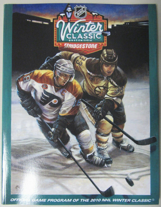 2010 NHL Winter Hockey Classic Game Program Flyers vs. Bruins 153415