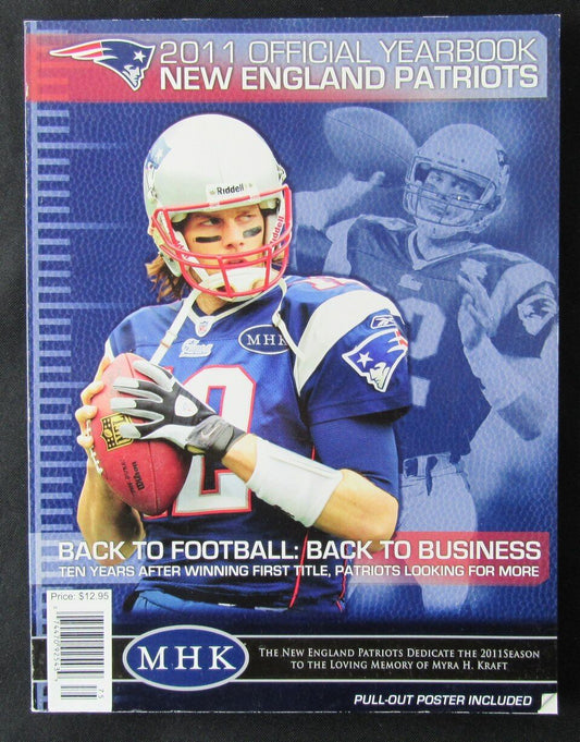 2011 New England Patriots Yearbook Brady 176464