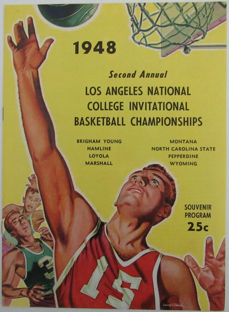 1948 LA National College Basketball Championships Program 156524