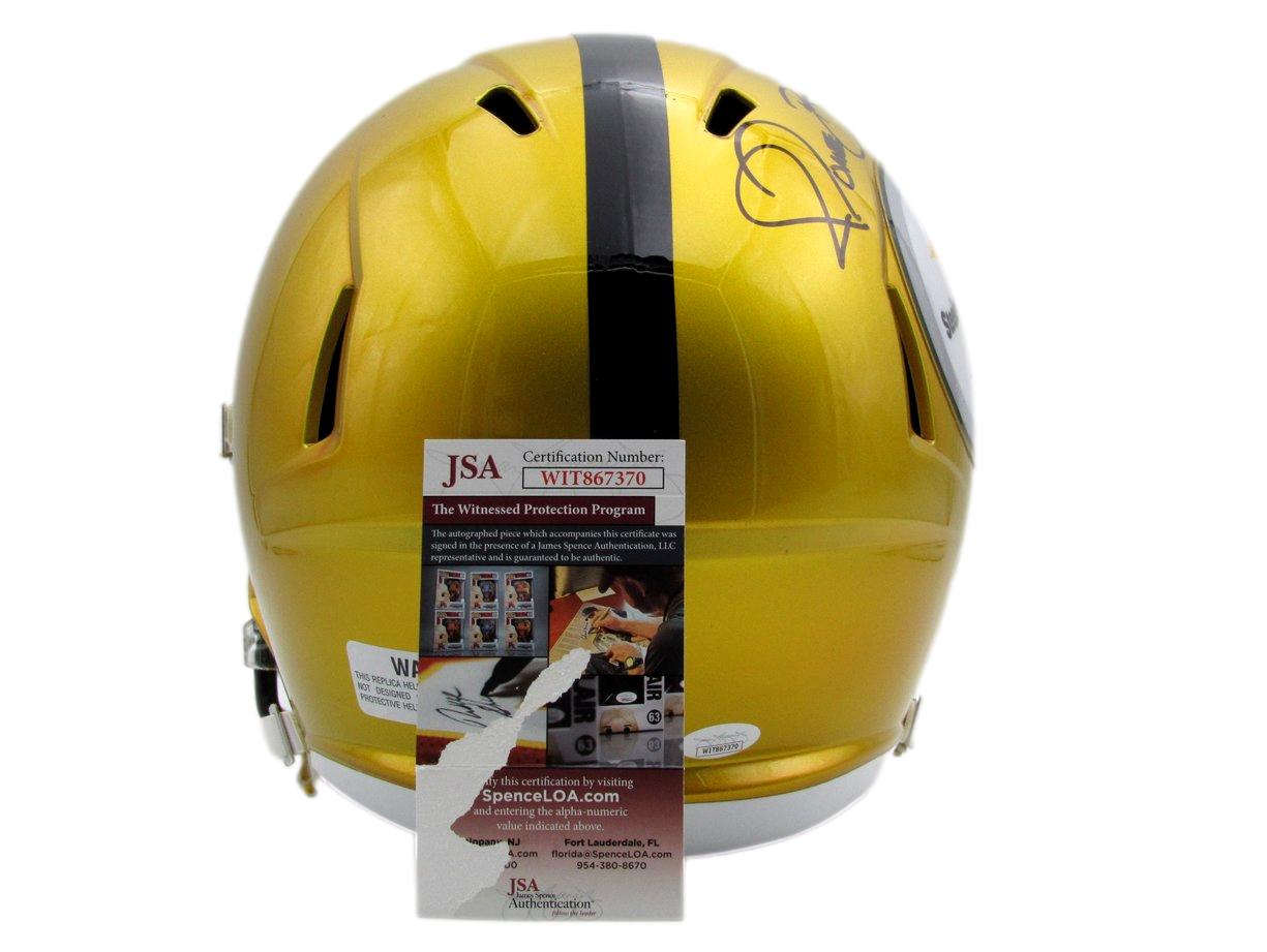 Jerome Bettis Signed/Inscribed Steelers Full Size Flash Replica Helmet JSA 86062