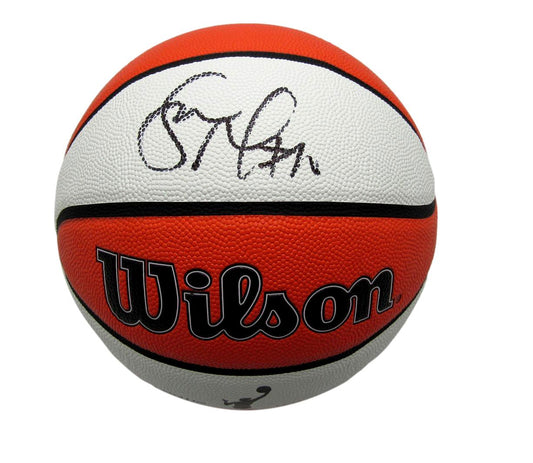 Sue Bird Autographed Wilson Orange/White Basketball Seattle Storm JSA 179442