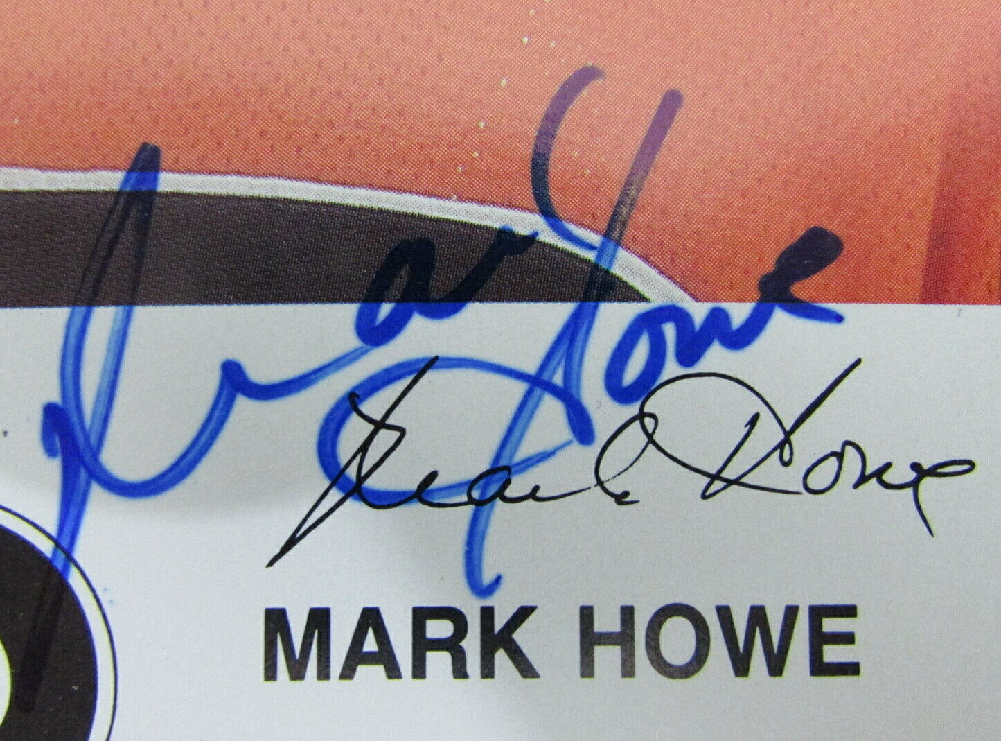 Mark Howe Flyers Autographed/Signed Vintage 4x6 Team Postcard 125362