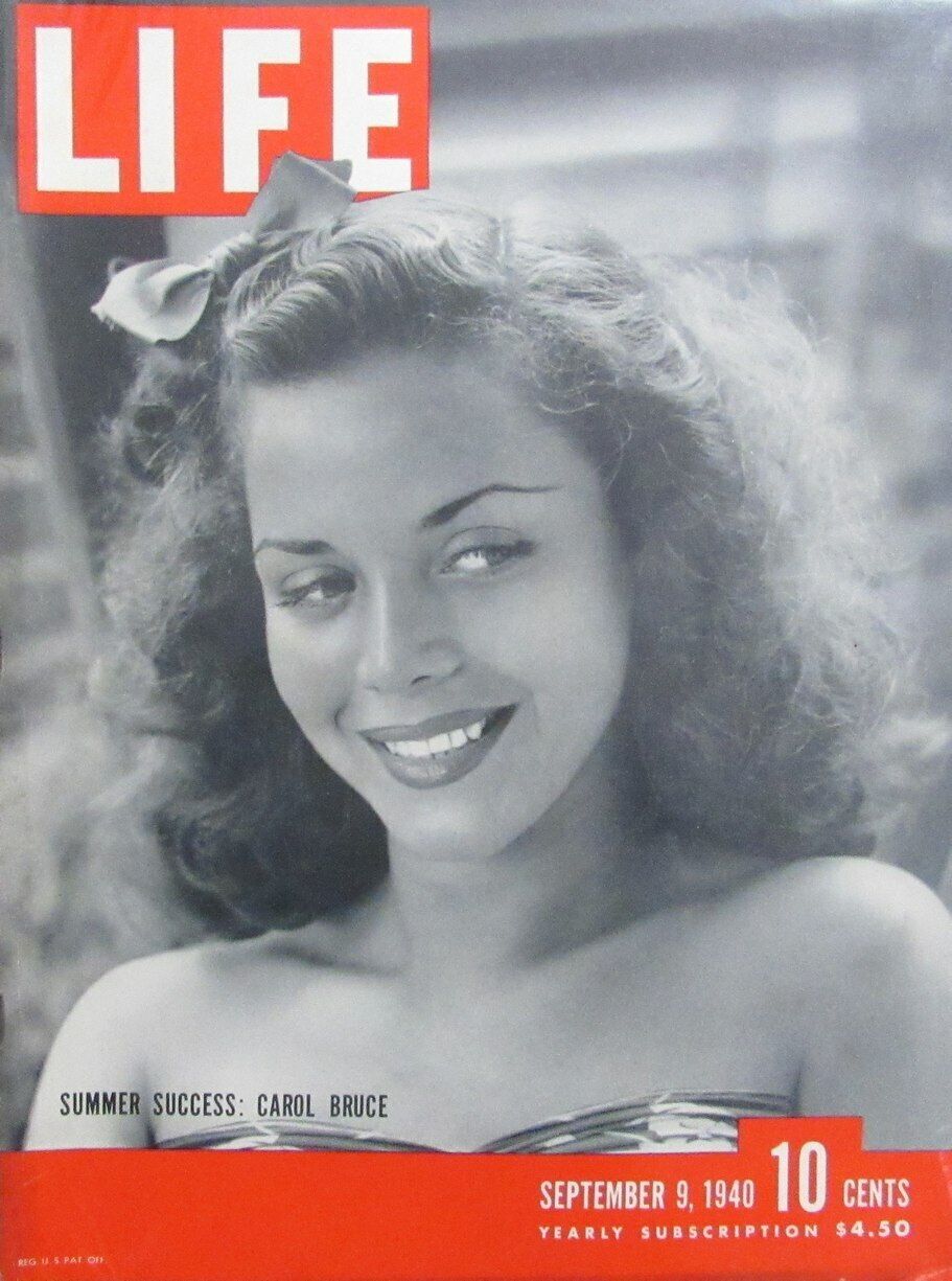 Vintage LIFE Magazine September 9, 1940 - Carol Bruce Summer Success 164748