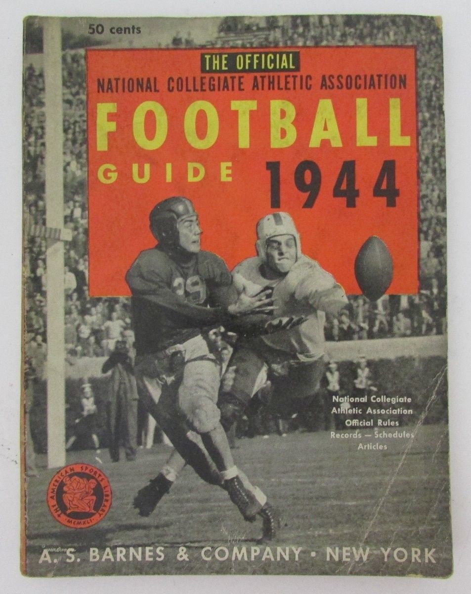 1944 NCAA Official Football Guide 128175