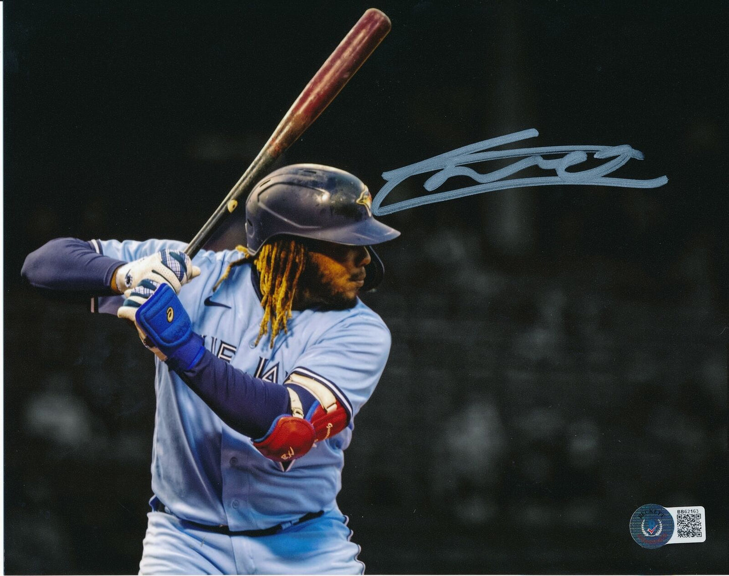 Vladimir Guerrero JR. Toronto Blue Jays Signed/Auto 8x10 Photo BAS 162327