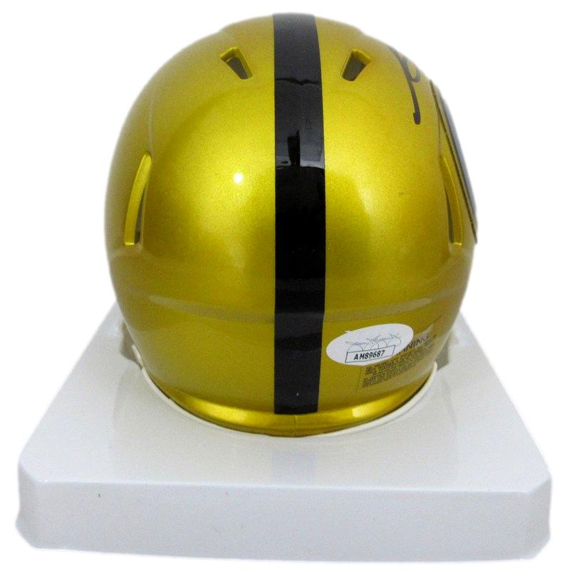 George Pickens Autographed Mini Flash Helmet Pittsburgh Steelers JSA 183123