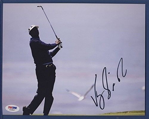 VIJAY SINGH Signed 8x10 Photo PSA/DNA 132709