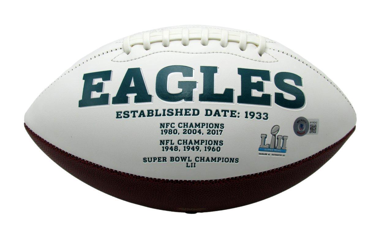 Darius Slay Autographed/Inscribed Philadelphia Eagles Logo Football Beckett