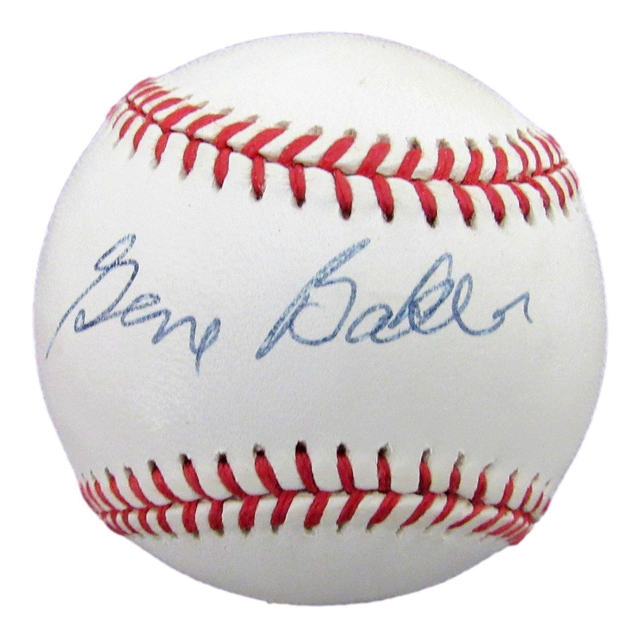 Gene Baker Autographed ONL Baseball Chicago Cubs JSA 180130