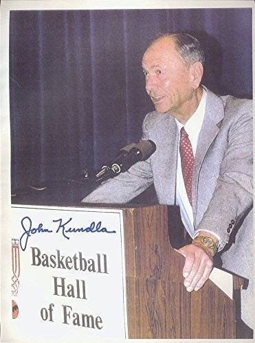 John Kundla Lakers 1st Head Coach Autographed/Signed 8x10 Photo JSA 123435