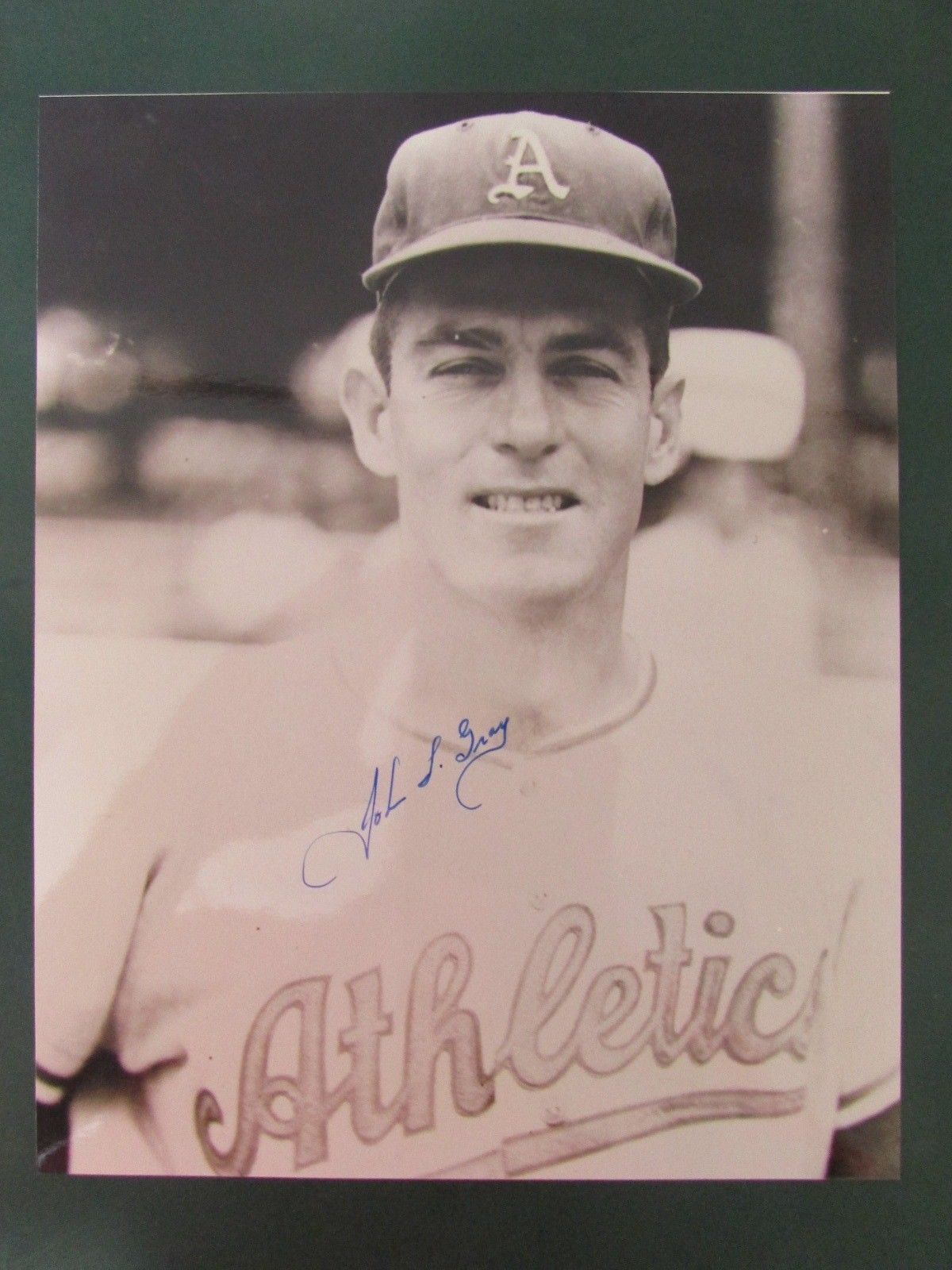 John Gray A's Signed/Autographed 8x10 Photo 127504