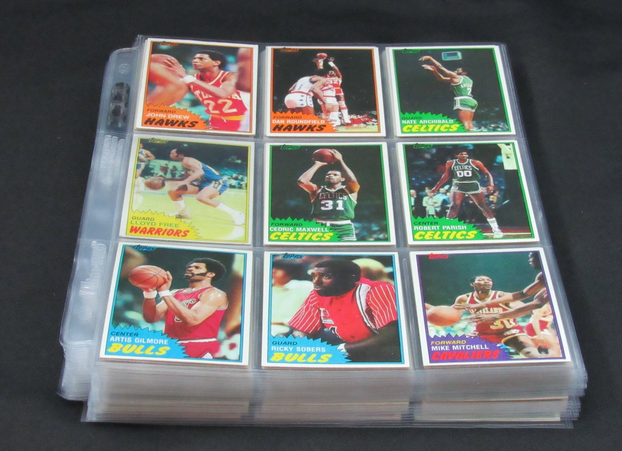 1981-82 Topps Basketball Complete Set (1-198) Larry Bird/Magic Johnson 190162