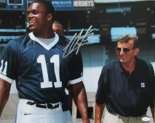 LaVar Arrington Signed/Autographed 16x20 Photo w/ Paterno Penn State JSA 190831