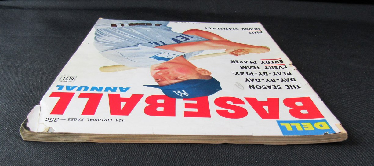 1953 Dell Baseball Magazine with Mickey Mantle on the Cover 183843