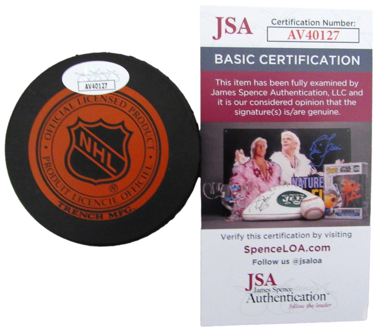 Bob Dailey Signed/Auto Philadelphia Flyers Hockey Puck JSA 188441