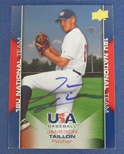 Jameson Taillon Pirates Signed Upper Deck 2010 TEAM USA Baseball Card #39 123803