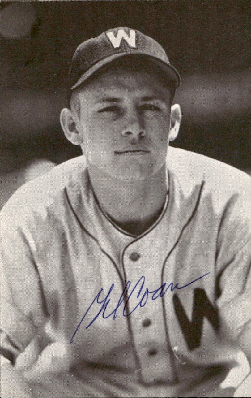 Gil Coan Senators Signed/Autographed 3x5  Photo 178134