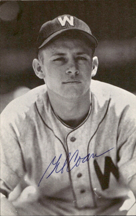 Gil Coan Senators Signed/Autographed 3x5  Photo 178134