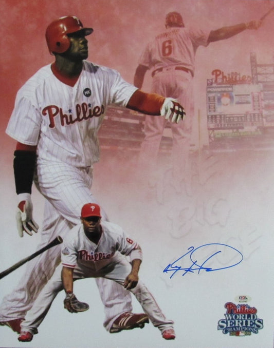 Ryan Howard Philadelphia Phillies Signed/Autographed 16x20 Photo PSA 192092