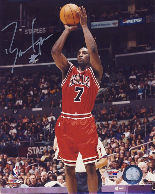 Ben Gordon Chicago Bulls Autographed/Signed 8x10 Color Photo PSA/DNA 136821